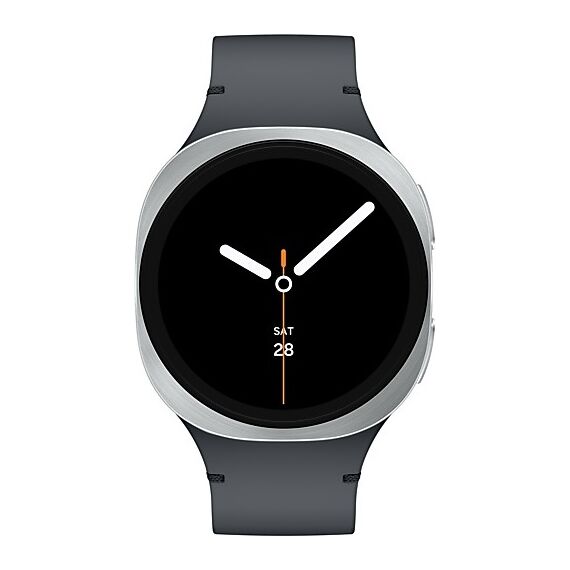 Galaxy Watch8 | 40 мм | 4G LTE | Silver | Sport/Graphite | S/M, Размер: 40 мм, Цвет: Silver, Тип ремешка: Sport, Цвет ремешка: Graphite, Размер ремешка: S/M, Подключение часов: Bluetooth / Wi-Fi + 4G LTE, изображение 2